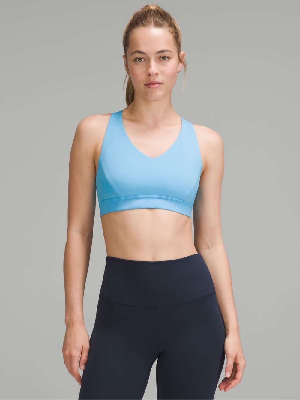 Lululemon Envital Bra B/C Cup Kayak Blue Light Size 8
